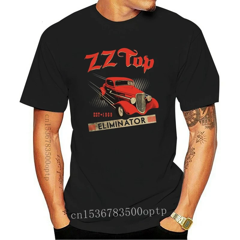 ZZ Top Mens Nauja, T-Shirt, Derliaus Eliminator Kelionių Juoda Heather Dydžiai SM - 5XL