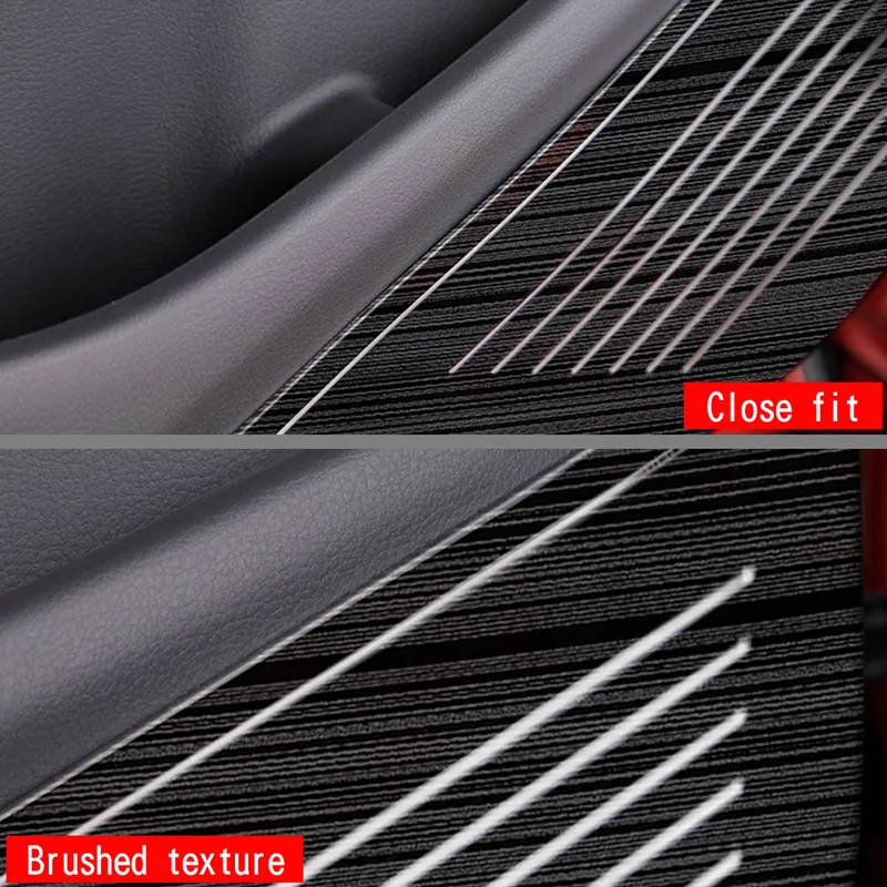 Šoninės durys anti-kick padas nerūdijančio plieno stabdžių-kick padas nerūdijančio plieno, dekoratyviniai lipdukai Mazda3 AXELA 