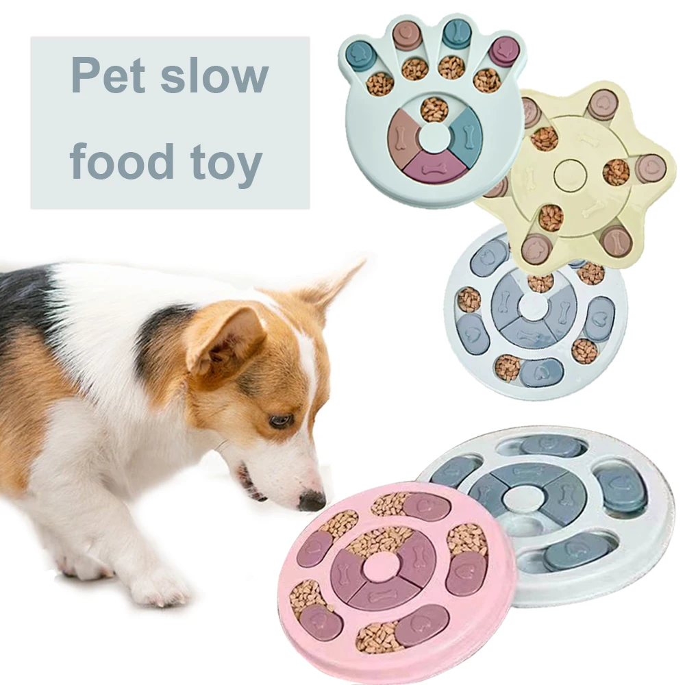 Šuo Dėlionės, Žaislų, Padidinti IQ Interaktyvus Lėtai Paduoti Šerti Šunų Mokymo Žaidimai Tiektuvą, Skirtą Smulkaus ir Vidutinio Šuns, Augintinio Mokymo Žaislas