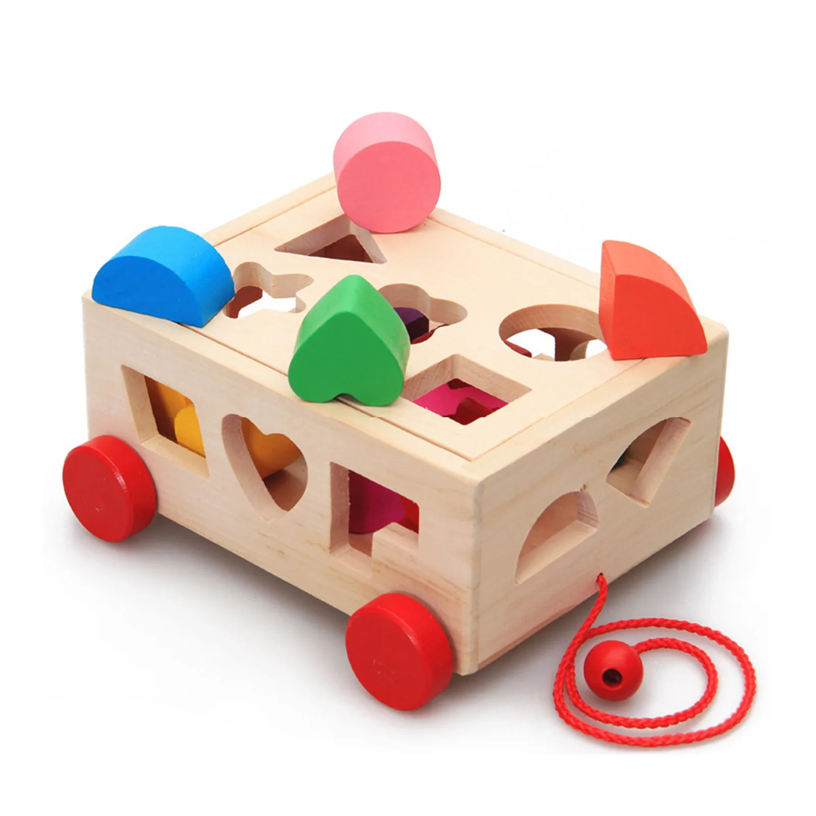Žvalgybos Langelį Formos Žaislai, Kūdikių Pažinimo Atitikimo Pastato BlocIntelligence Atitikimo Žaidimas Žaislas Pažinimo Rūšiavimo Medienos Dėžė