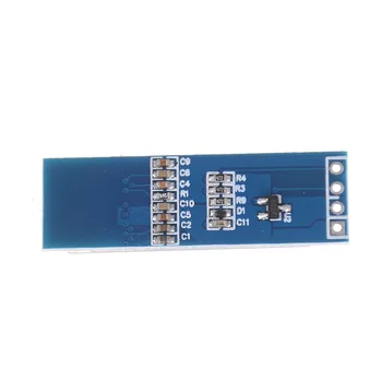0.91 Colių 128x32 IIC I2C Balta / Mėlyna OLED LCD Ekranas 