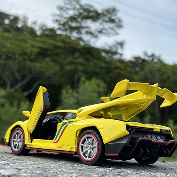 1:32 Lamborghini Veneno Automobilių Sporto Lydinio Automobilio modelį Diecasts & Žaislas, Transporto priemonės, Metalo, Automobilio Modelis, Modeliavimas Kolekcija Vaikams, Žaislų, Dovanų