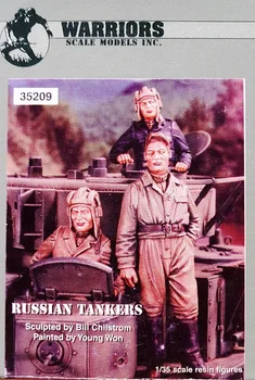 1/35 modelio rinkinio dervų rinkinys Sovietų tankų korpusas (3 žmonės)