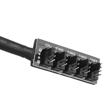 1 5 4-Pin TX4 PWM CPU Aušinimo Ventiliatorius Pintas Maitinimo Kabelis Hub Adapteris, Splitter