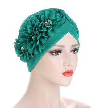 10 Spalvų Karšto Skarelė Skrybėlę Kartus Arbūzas Skrybėlę Decal Tris Gėlių Šukuosena skrybėlių Mados Baotou Moterų Miegą Plaukų Aksesuarai