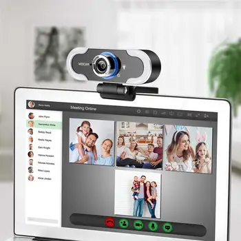 1080P 4MP Web Kamera su Mikrofonu Ryškumas Reguliuojamas Gyvos Kameros