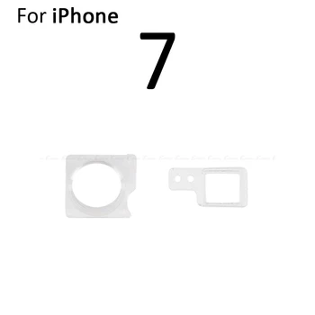 10set iPhone 5 5S SE 5C 6 6S 7 8 Plus X XS Max XR Artumo, Šviesos Jutiklis Priekinė Kamera Plastikinį Laikiklį Rinkinys Įrašą Žiedo Laikiklis