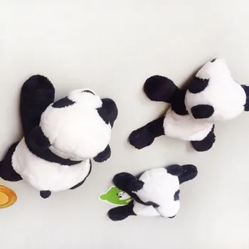 1pc Mielas Minkštas Pliušinis Panda Šaldytuvas Magnetas Šaldytuvas Lipdukas Dovanų ir Suvenyrų Dekoras