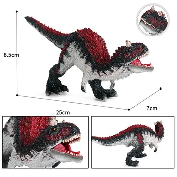 1PC Realūs Skaičiai Gyvas Dinozauras Mosasaurus Modelio Surinkimo Žaislai Berniukams Suaugusiųjų Liūtas Krokodilas Laukinių Gyvūnų Buveinės Decroation