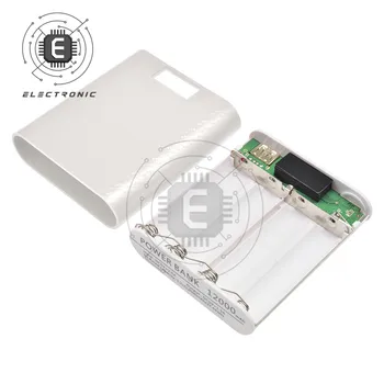 1PCS Originalus USB Mobiliojo Maitinimo Baterijos Banko Įkroviklis Shell 