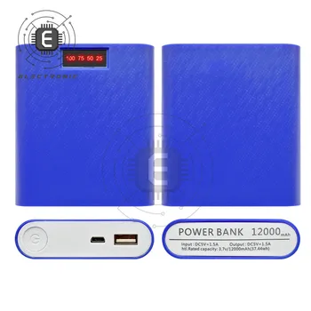1PCS Originalus USB Mobiliojo Maitinimo Baterijos Banko Įkroviklis Shell 