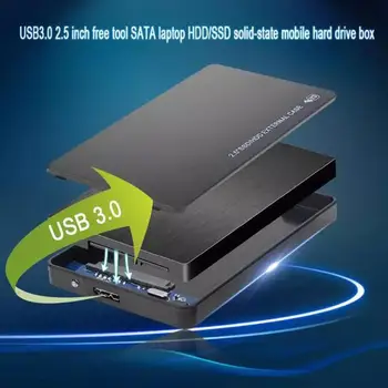 2.5 colių USB 3.0 Kietojo disko Disko Dėžutė 5Gbps SATA HDD SSD Talpyklos Mobiliojo Išorės Atveju su LED Indikatoriaus Lemputė Notebook PC