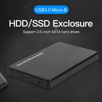 2.5 colių USB 3.0 Kietojo disko Disko Gaubto 8 TB 6Gbps HDD SSD Mobiliojo Išorinio Langelį Atveju Nešiojamas KOMPIUTERIS