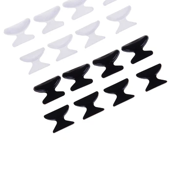 2 Poras Akinių Sunglass Anti-slip Silikonu Klijuoti Ant Nosies Pagalvėlę Akinius Įrankiai Juoda Balta 2,5 mm/1,8 mm Didmeninės