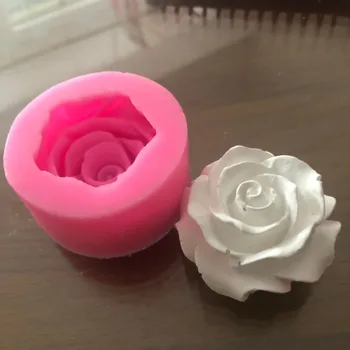 2020 Gėlė Žydi Rožės Formos Silikoninis Minkštas Muilas 3D Torto Formą Keksiukų Želė Saldainiai, Šokoladas Apdailos Kepimo Įrankis, Liejimo formos