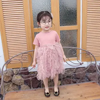 2020 metų Vasaros Baby Girl Dress Gražus Mados Mergaitė Kūdikių Kinų Stiliaus, Tiesios Medvilnės Vaikų Minkšti Drabužiai Suknelė Karšto Pardavimo