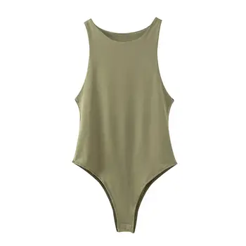 2020 Naujas vasaros rudens Megztinis kūno kostiumas Moterims atsitiktinis Seksualus Slim paplūdimio Jumpsuit Romper mergina Bodysuit kietas prekės kostiumas rompers