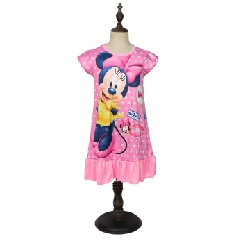 2021 Disney Princesė Mergina Dress Vasarą Vaikams, Rūbai Vaikams, Pižama Gimtadienio Suknelės, Laisvalaikio Kostiumas Minnie Mouse 3 8 Y