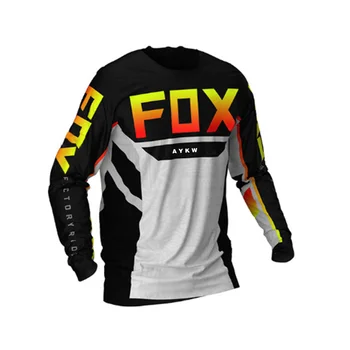 2021 Kalnų Jersey Motokroso Fox Mtb Maglia Enduro Dviračių Džersis Vyrų Maillot Ciclismo Hombre Verano Marškinėliai Camiseta camisetas