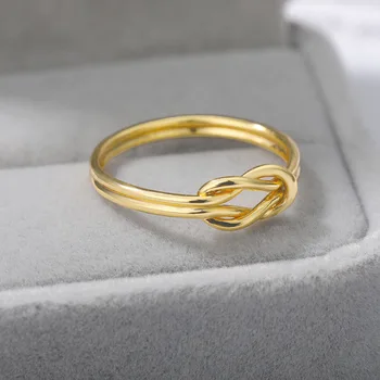 2021 Madingų Paprasta Moteris Kink Žiedai Moterims Aukso, Nerūdijančio Plieno Žiedai, Sužadėtuvių Geometrinis Korėjos Mergaičių Žiedai Dovanos