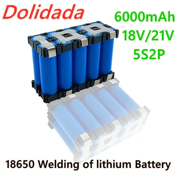 2021 naujas 2S 3S, 5S baterija užsakymą 18650 baterija suvirinimo 3000mAh / 6000mah baterija 12.6 V 25.2 v varžtas vairuotojas elektrodas