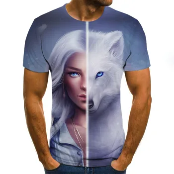 2021 naujas 3D T-marškinėliai, vyriški T-shirt spausdinimas punk vasaros top atsitiktinis marškinėliai trumparankoviai streetwear top dydis 110-6XL, gali būti cust