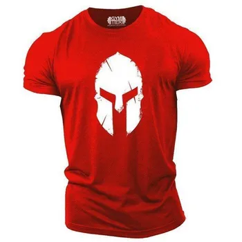 2021 Naujas Vasaros 3D Spausdinimo Spartan Vasaros T-shirt Vyrai ir Moterys Tris-taip, Sparta Marškinėliai 3D Spausdinimo T-shirt