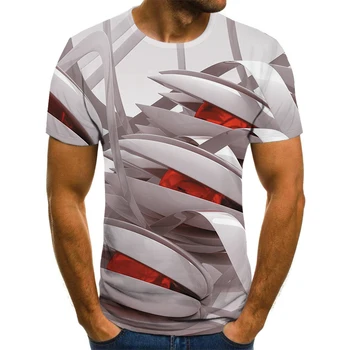 2021 vasaros marškinėliai vyriški streetwear O-kaklo trumparankoviai marškinėliai topai punk stiliaus vyriški drabužiai atsitiktinis 3D spausdinimo T-shirt