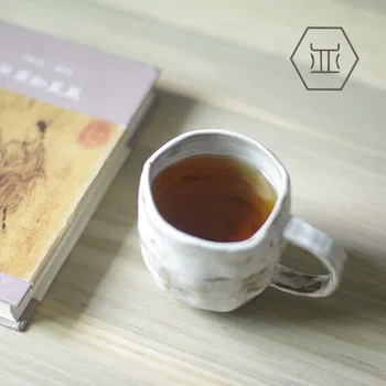 220ml rankų darbo keramikos puodelis Japonų kūrybos pieno puodelis vandens, puodelis retro keramikinis puodelis su kava, taurė