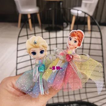 2vnt Disney vaikų plaukų įrašą mielas animacinių filmų užšaldyti princesė turėti įrašą baby girl staigius plaukų aksesuaras šukuosena