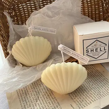 3D Sea Shell Formos Silikono Formos Žvakė 