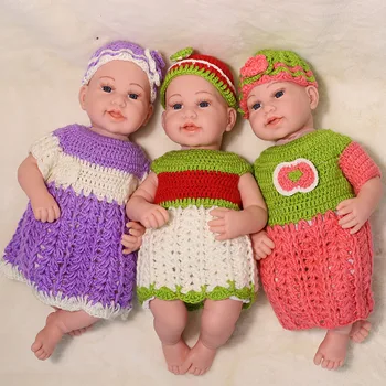45CM Megztinis Kūdikis Reborn Lėles Mergaičių Žaislas Jokios Funkcijos, Minkštas Kūno Silikono Šypsena Veide Gyvenimą, pavyzdžiui, Nekilnojamojo Kūdikių Lėlės, Žaislai Vaikams Dovanos