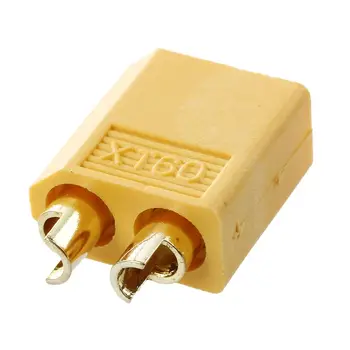 5 poros geltona nailono pluošto XT60 T - plug Lipoic elektros lizdas RC Auksas kištukinis adapteris