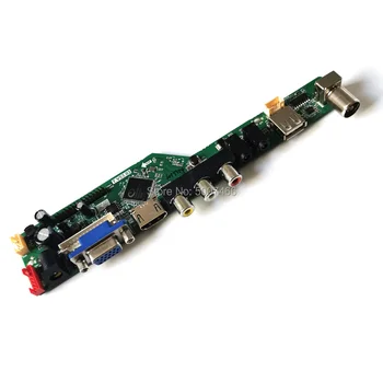 60Hz stebėti WLED LCD 1024*600 LVDS 40-Pin tinka M101NWT2/M101NWT4/N101L6/N101LGE VGA+USB+AV ekrano ratai kontrolės valdyba rinkinys