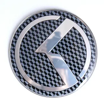 60MM Anglies Pluošto K Logotipas, Emblema Varantys Center Caps Lipdukas, Decal KIA K5 Stinger Forte Optima Rio Automobilių Reikmenys