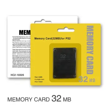 8/16/32/64/128/256MB Atminties Kortele, Sony Playstation 2 PS2 Atminties Kortelės Žaidimas Consolas Priedai Už PS2