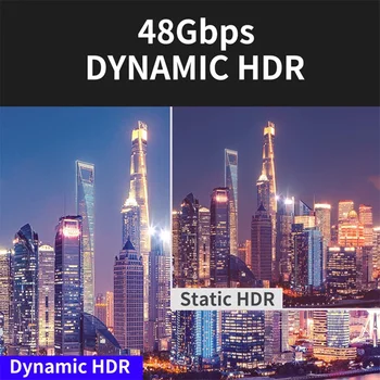 8K HDMI Kabelis HDMI 2.1 kabelis Xiaomi Xbox Serries X PS5 PS4 Chromebook 