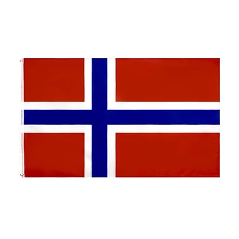 90x150cm norvegijos vėliava Aukštos kokybės Norvegijos nacionalines vėliavas