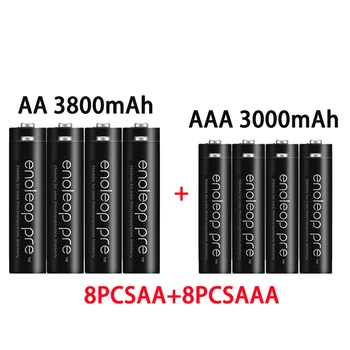 AA įkraunamos AAA AA 1.2 V 3800mah / 1.2 V AAA 3000mAh Ni-MH baterijos žibintuvėlis žaislas žiūrėti MP3 grotuvas pakeitimo Ni-MH baterija