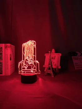 Akira Shima Tetsuo Anime Led Šviesos Miegamojo Puošimas naktinė lempa Vaikams Gimtadienio Dovana Stalas Naktį Šviesos 3d Lempos Akira Shima Tetsuo