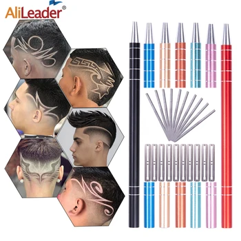 Alileader Kokybės Plaukų Formavimo Antakiai Skutimosi Plaukų Graviravimo Pieštuką Už Kirpykla Salonas Stilius Įrankiai, Graviravimas Peilis