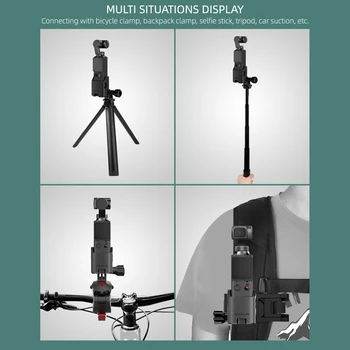 ALLOYSEED Gimbal Kamera Fiksuotojo Adapteris tvirtinimo Aukščio Kuprinė Įrašą Turėtojas Laikiklis VMI PALMIŲ Gimbal Kamera Dropship