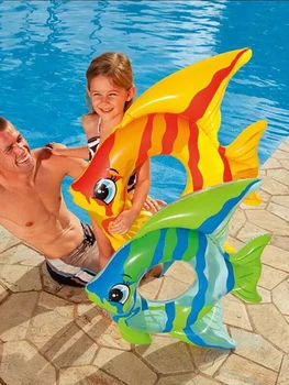 Animacinių Filmų Kūdikio Maudynių Žiedas Baseinas Plaukti Pripučiami Gražių Žuvų Plaukimo Ratą Kūdikiui Sėdynės Baseinas Žaislai Šalis