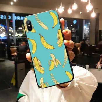 Arbūzas bananų persikų Telefono dėklas skirtas iPhone 11 12 pro MINI XS MAX 8 7 6 6S Plus X 5S SE 2020 XR
