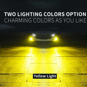 Aukštos Kokybės 2vnt H7/H11/H8 36W Automobilio LED Lemputė, priekinis žibintas Didelio Šviesos srauto Super Šviesus Itin SPT Chip Автомобильные лампы Priekinis Rūko Žibintas