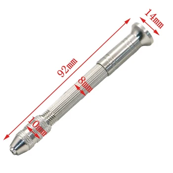 Aukštos Kokybės Mini Micro Aliuminio 0.5-2.5 mm Gręžimo Vadovas Twist Drill Bit Medienos Gręžimo Skylė Pasukimo Remonto Įrankiai