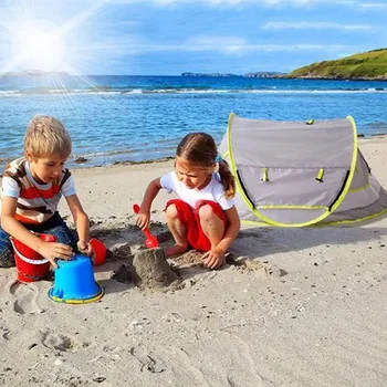 Automatinis Lauko Kempingas Palapinė atspari Vandeniui Anti UV Kūdikių Paplūdimio Palapinė Ultralight Pop-Up Palapinės Jūros Saulės Prieglaudos Markizės skėtį nuo saulės