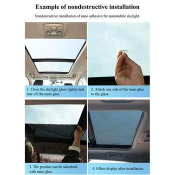 Automobilio stoglangį skėtį nuo saulės/panoraminis stoglangis stiklo uždanga/apsaugos nuo saulės/sumontuoti viduje, automobilių stogo/izoliacija skėtį nuo saulės