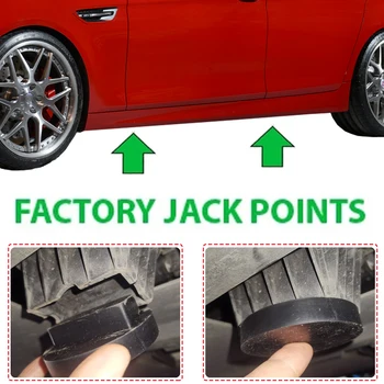 Automobilių Gumos Jack Pad Black Automobilių Transporto priemonių Kėlikliai Jack Trinkelėmis Rėmo Raštas BMW E82 F22 E46 E90 E39 Z4 X6 E84 E70 