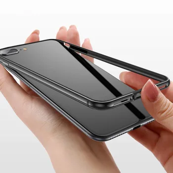 Bamperis Prabanga Aliuminio karkasas Hard Cover for IPhone XS Max X XR 8 7 6 S Plus 11 Pro Atveju Coque Mobiliųjų Telefonų Priedai